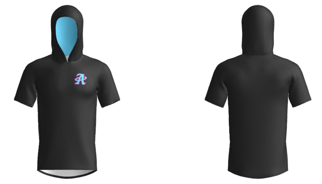 Hooded Batting Tee Small Logo