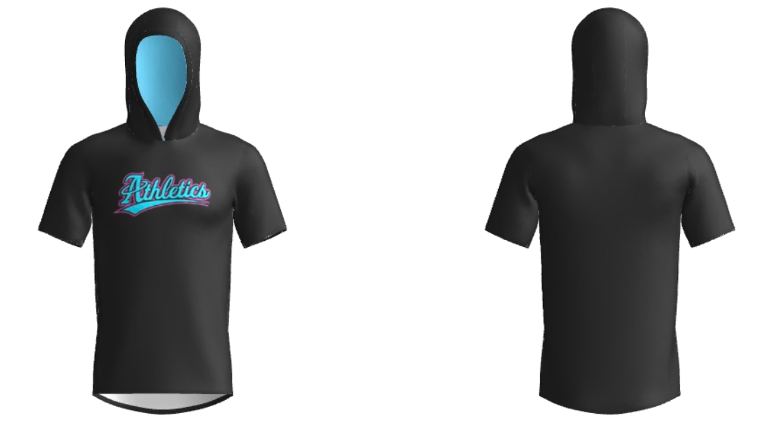 Hooded Batting Tee Full Logo