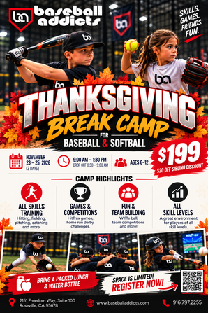 2026 Thanksgiving Break Camp - (11/23 - 11/25)